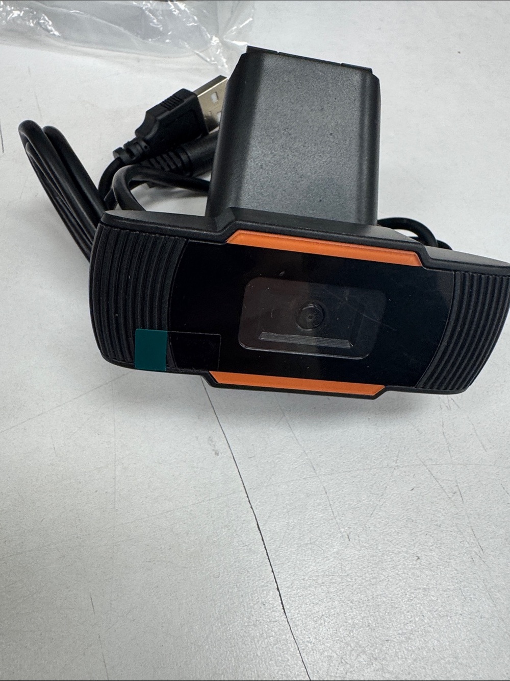 Black and Orange USB Webcam - Compact Camera